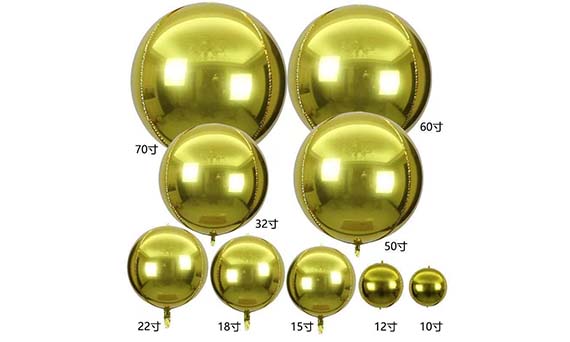 What Sizes are Available For 4D Foil Balloons?