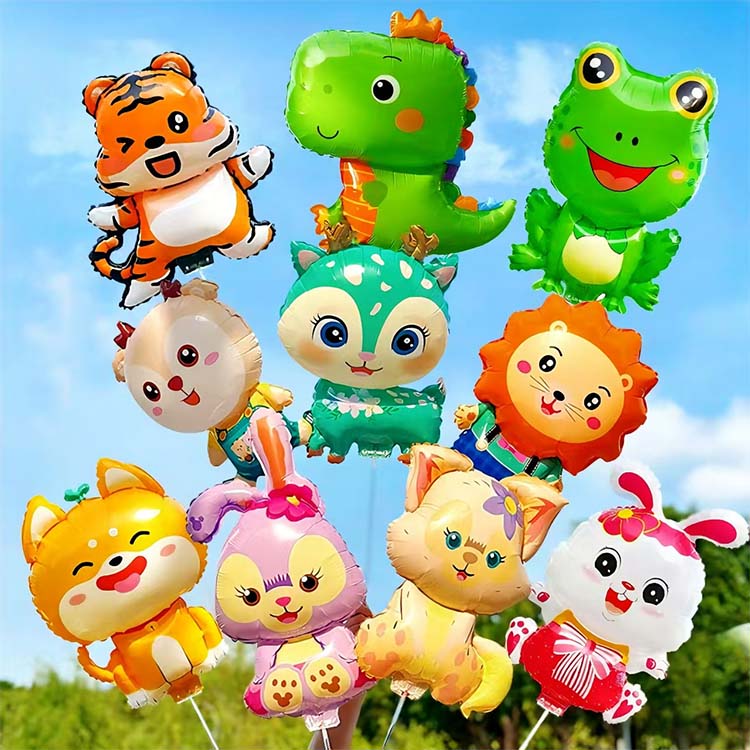 Animal ffoyle clip balloons