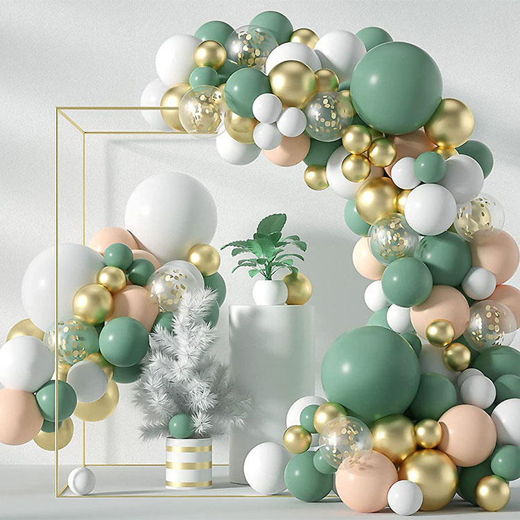 Puer imber Sage Green Balloons Garland Arch Kit