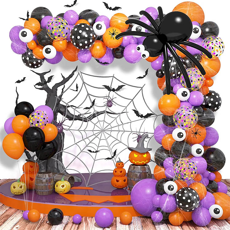 Arcus ornamentum Halloween Balloon Garland