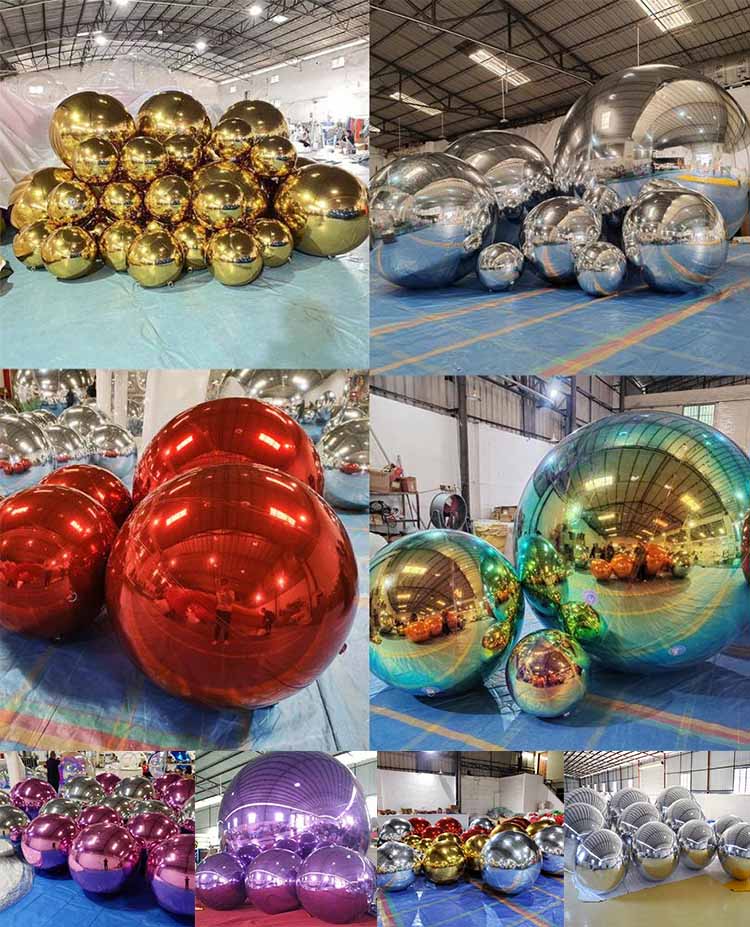 Inflatable Mirror Surface PVC Sphere