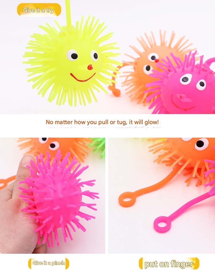 flash hedgehog fluffy ball