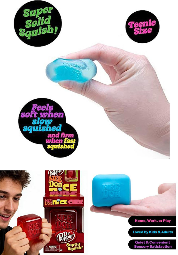 Square Pinch Rubber Stress Relief Toys China