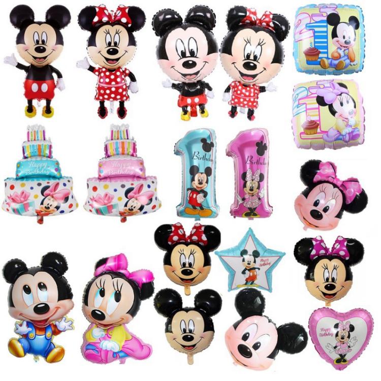Mickey Minnie Theme Foil Balloons
