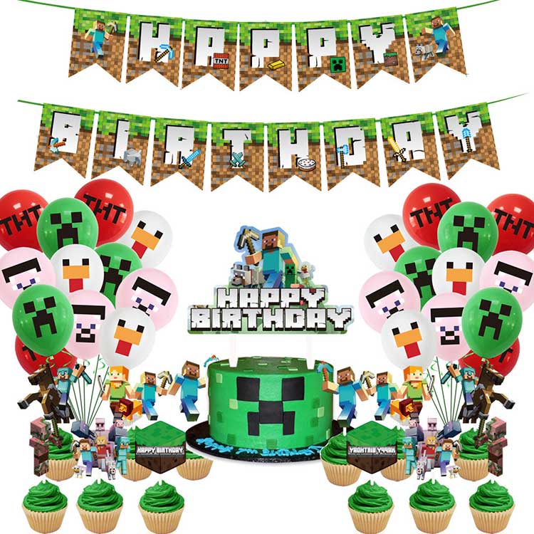 Minecraft Party ornamenta