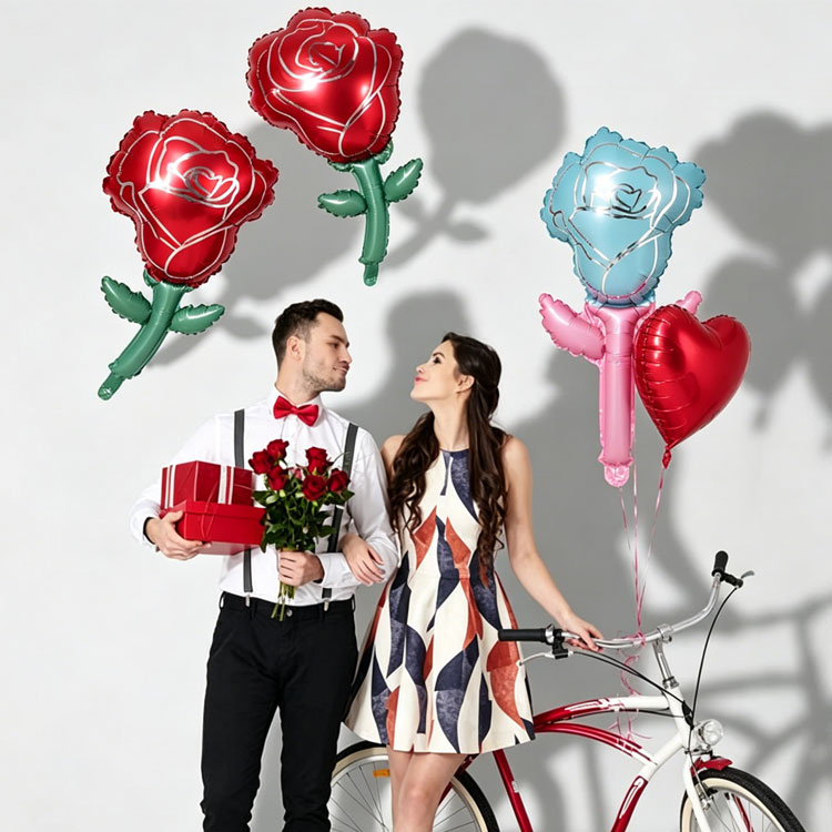 Mater 'Dies Rose ffoyle Balloon'