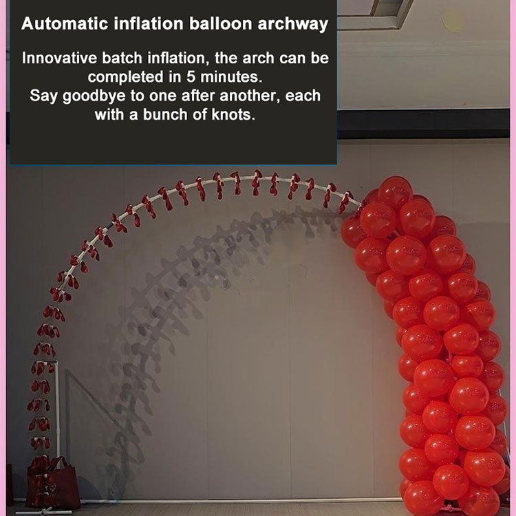 Inflating Balloon Arch