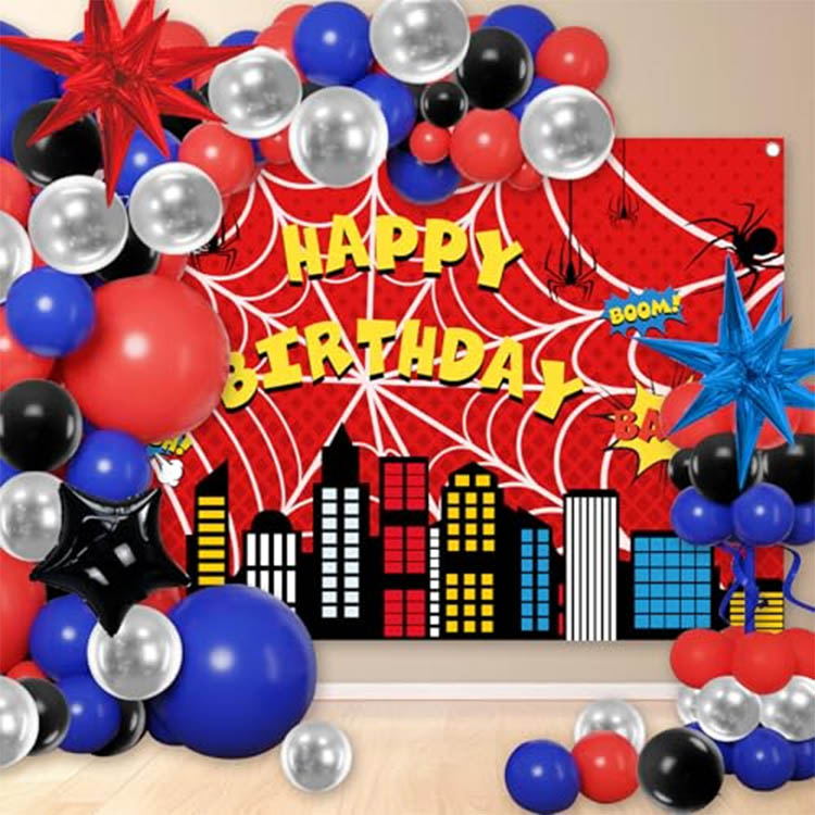 Superhero ffoyle Balloons